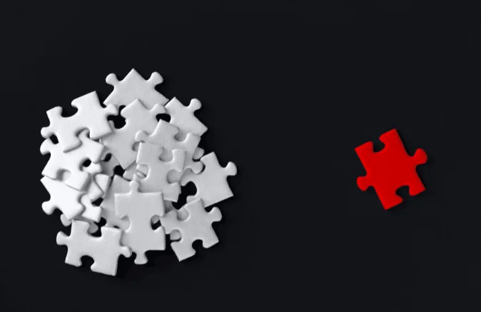 Puzzle pieces representing unique marketing solutions with Web Promote Pro.